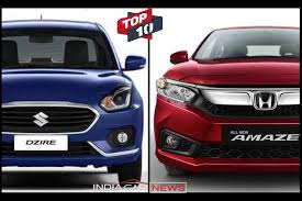 India S Top 10 Best Selling Sedans In July 2018