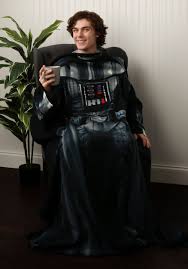 Wisconsin badgers star wars darth vader character and throw set. Comfy Adult Darth Vader Throw