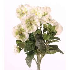 Artificial snake plant fake flower simulation succulent agave home floral decor. Fake Pansy Hilde Spike White Green 30cm O8cm Fake Flowers Buy At Artplants Online Shop