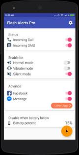 👍 the main functions of the flash 3 application: Flash Alerts Pro For Android Apk Download