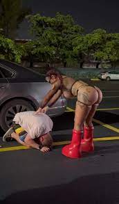 Femdom humiliation in public