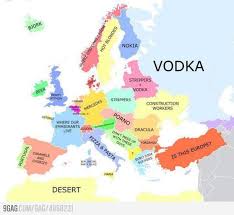 Description Of Europe Funny Maps Map Europe Map