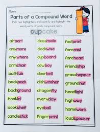 Compound Words Worksheets And Activities Compound Words Compound Words Worksheets Compound Words Activities