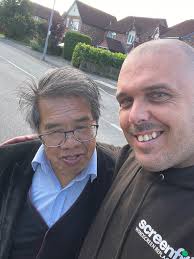 Just bumped into the Droylsden massive Mr Po Fong if you know you know