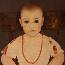 Sold at Auction: John James Trumbull Arnold, JOHN JAMES TRUMBULL ARNOLD  (PENNSYLVANIA, MARYLAND, VIRGINIA, 1812-1865) FOLK ART DOUBLE PORTRAIT OF  THE PARSONS CHILDREN