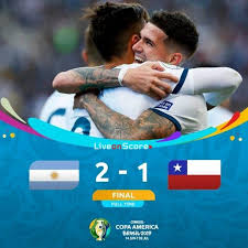 Arturo vidal (chile) convirtió el penalti disparo con la derecha al centro de la portería. Argentina 2 1 Chile Full Highlight Video Copa America 2019