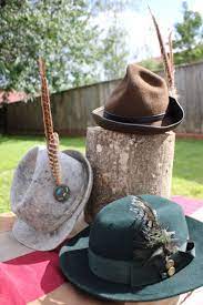 Three German Hats German Hats Bavarian Hat Car Boot Sale