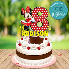 See more ideas about minnie, minnie mouse, mickey minnie mouse. Minnie Mouse Birthday Cake Topper Template Printable Diy Bobotemp