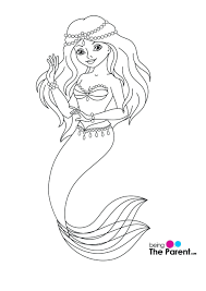 It is no wonder that they will love a coloring page subject that. Mermaid Barbie Colouring Pages Mermaid Coloring Mermaid Coloring Pages Mermaid Coloring Book