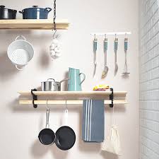 kitchen utility shelf rack wall