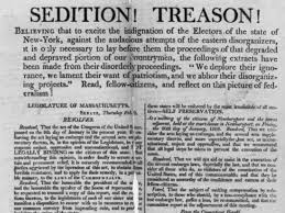 The purpose of the sedition act was to prevent people and especially newspapers from speaking out against and criticizing the government. Lesson 5 Consequences Of The Sedition Act Neh Edsitement