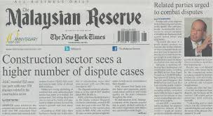 Malaysian courts also consider the court decisions from other commonwealth jurisdictions as persuasive authority. Aiac Construction Sector Sees A Higher Number Of Dispute Cases
