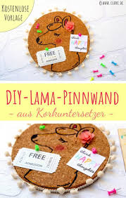 Lama Pinnwand Aus Kork Selber Machen Korkuntersetzer Ikea Hack Korkuntersetzer Kork Ikea Selber Machen