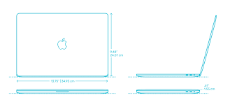 Apple macbook pro is apple's line of standard laptops. Apple Macbook Pro 15 4th Gen Dimensions Drawings Dimensions Com