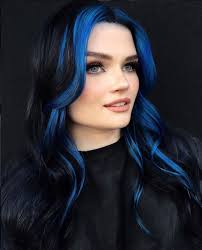 Rainbow Money Piece In 2020 Hair Color Streaks Hair Color For Black Hair Blue Hair Balayage