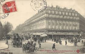Paris Boulevard Des Capucines Paris Iie Arr Parisiens Papier Ancien Paris