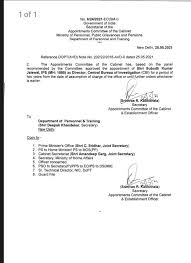 Cisf chief subodh kumar jaiswal appointed cbi director. Ptp3tudjq 68em