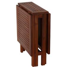 Many people find them very versatile since you can use them with both leaves up or just one leaf up…giving you 2 different size tables. Kinner Folding Teak Dining Table Teak Dining Table Dining Table Folding Dining Table