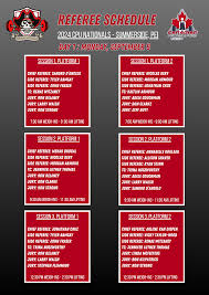 2024 CPU Nationals Referee Schedule