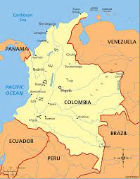 Colombia Political Map Map Colombia Map Political Map