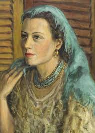 EMILY GUTHRIE SMITH (TEXAS) OIL PAINTING PORTRAIT