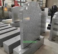 🪦🪦🪦 Classic Gray monuments made of nine clean G603 solid ...