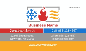 Five best practices for better hvac business cards. Hvac Business Cards Free Template Designs Custom Printing