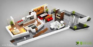 3d Residential Ground Floor Plan Moscow Floor Plan Design Floor Plans Modern Floor Plans
