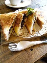 6 lembar roti tawar coklat meses secukupnya keju cheddar parut secukupnya cashew butter javara susu. Roti Bakar Coklat Keju Ide Makanan Makanan Dan Minuman Makanan