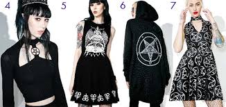 Image result for satanic fashion