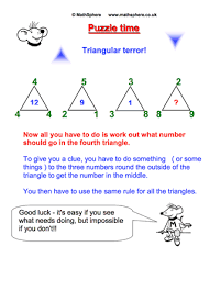 The reality is that math problems can help students learn how to navigate the world around them in some really practical ways, strengthening rationale thought, prob. Free Maths Puzzles Mathsphere