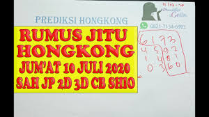 Prediksi Hk 10 Juli 2020 Prediksi Togel Hongkong Hari Ini Jum At Rumus Hk Jitu Terbaru Youtube