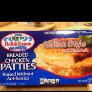 Use your fingers to help the bread crumbs adhere to the cheese. User Added Bell Evans Breaded Chicken Patties Italian Style With Mozzarella Calories Nutrition Analysis More Fooducate