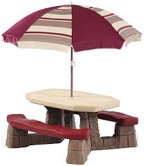 Step2 Naturally Playful Picnic Table With Umbrella Step2 Toys R Us Picnic Table With Umbrella Backyard Fun Picnic Table