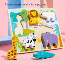 Maybe you would like to learn more about one of these? Cute Wooden Animal Puzzle Educational Wooden Toys For Children Geometric 3d Animal Puzzle For Kids Buy At A Low Prices On Joom E Commerce Platform