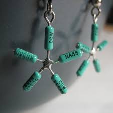Resistor Earrings Tech Jewelry Diy Wire Jewelry Nerd Jewelry