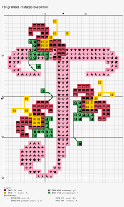 Cross stitch this vibrant hellebore bouquet in time for summer. Pink Cursive Monogram W Flower Cross Stitch Pattern Alfabeto Con Fiori Punto De Cruz Free Transparent Png Download Pngkey