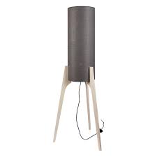 Licht Trend Dreibein Stehlampe Neo 131cm Holz Grau 66710
