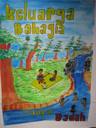 Lukisan hidup bahagia tanpa dadah. Gambar Karnival Pendidikan Pencegahan Dadah 2009 Shspsv S Blog