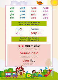 Belajar membaca untuk anak tk paud anak 5 tahun sd kelas 1. Ebook Super Calistung Mulai Usia Tk Akhiran A 29 Ebook Anak