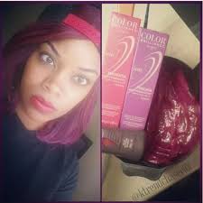 I Felt Like Mrs Berry With This Color Lol Here I Mixed 4 Different Colors To Get My Berry Sally Beauty Supply Hair Color Ion Color Brilliance Ion Hair Colors