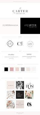 Style Guide For Full Branding Package Created For The Carter Collective Wedding And Elopement P Planner Logo Design Event Planner Branding Event Planner Logo