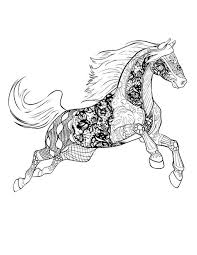 Some pegasus and unicorns but mostly horses. Mandala Horse Art