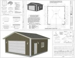 The building shown above is one of our single car garages. G555 24 X 25 X 10 Garage Plans With Pdf And Dwg