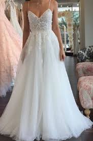 Lace Wedding Dress And Other Bridal Ideas Would You Like To Have A Good Wedding Day That You Spaghetti Strap Wedding Dress Wedding Dresses Long Bridal Gown
