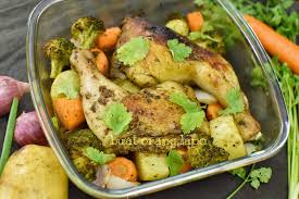 Lumurkan ayam atau perap dengan bahan tumbuk, kicap, sos tiram, madu dan garam. Ayam Panggang Bersama Sayuran Menu Sihat Buat Orang Lapo