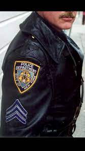 Pin By Gabriela Ramos On Cops Men In Uniform Leather Jacket Puffy Coat