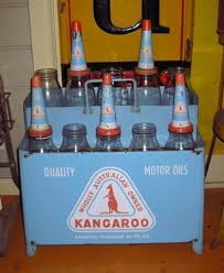 A Rare Kangaroo Petroleum Re Done Oil Bottle Rack Oils Oil Bottle Oil And Gas
