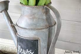 How To Create A Faux Galvanized Metal Finish Canary Street Crafts
