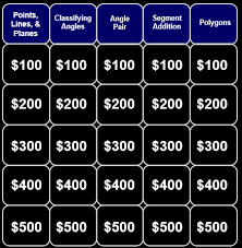 Students choose a topic and follow instructions to create a math board game. How To Create Your Own Math Jeopardy Game Infinity Math Creations